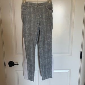 DKNY Jeans snake print skinny jeans